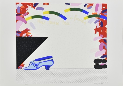 Pozzati concetto serigrafia - concetto,