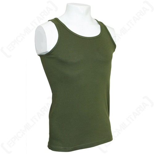Olive green army tank - green, top