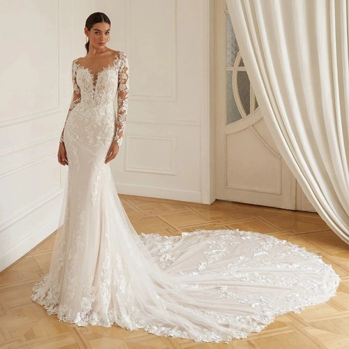 Abito sposa sirena in - da,