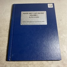 Automotive History: Inside Indy Car Racing Volume 1, Rick Amabile SIGNED / SRO
