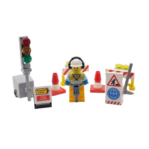 Originale lego road worker - originale,
