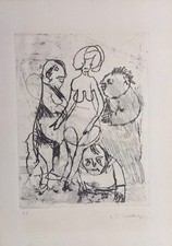 MINO MACCARI Rara incisione