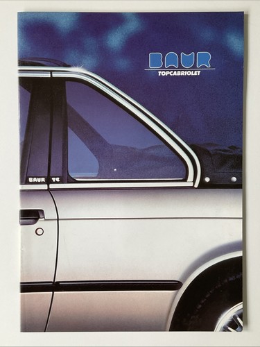 Bmw serie baur cabriolet - 3, e30