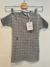 Robe Baby Dior gris chiné -