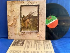 LED ZEPPELIN IV INSERT