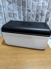 Tupperware BreadSmart Junior Innovative Bread Bin - Black/White VGC