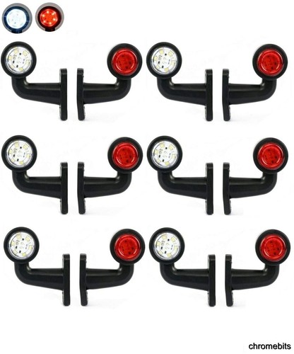 12x rosso bianco led - 12x,