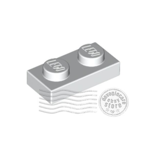 Lego 3023 piastra 1x2 - 6x,
