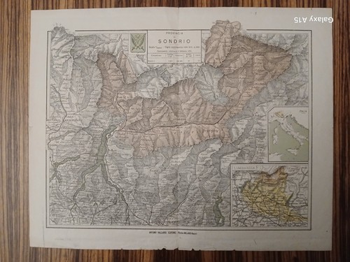 Carta geografica provincia - carta, di