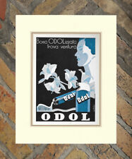 1941 * Pubblicità Originale "Dentifricio ODOL - BAKISFIGUS" in Passepartout