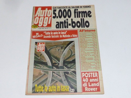 Rivista auto oggi - auto, del