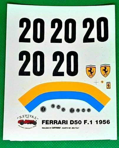 Decal ferrari d50 1965 - d50, f.1