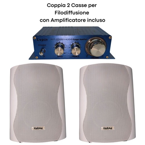 Coppia casse karma 54w - casse, bs