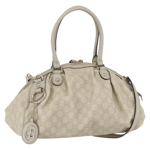 Gucci borsa mano in tela - borsa,