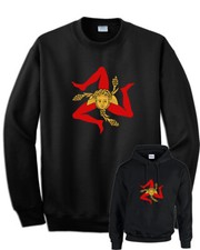 Felpa TRINACRIA Sicilia nera