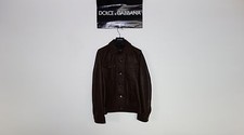 Dolce&Gabbana Black Label Run. BIKER Logo Plate Leather Jacket 46 IT 36 US 1690$