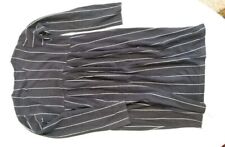 Vestitino Cucù Lab Vestito nero a righine bianche per bimba 4 anni