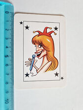 CARICATURA RAFFAELLA CARRA JOLLY JOKER ORIGINAL VINTAGE PLAYING CARDS NEW