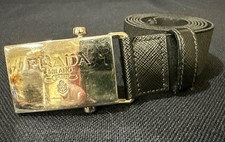 Cintura PRADA nera in tessuto