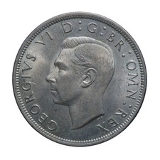 Mezza corona 1948 - Half crown - Londra - Giorgio VI - Regno Unito - qSPL/SPL