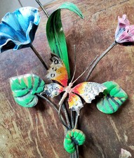 FIORI E FARFALLA in Ferro