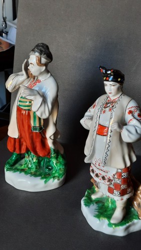Coppia statuine porcellana - coppia,