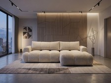 Divano letto a forma di L