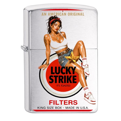 Accendino zippo lucky strike - accendino,
