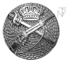 Regio Esercito (Corona Reale-Fucile/Spada) Bottone Militare