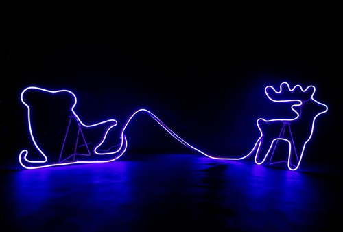 Luci corda neon sagoma - in,
