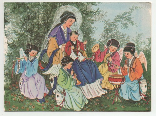Biglietto disegno orientale - biglietto,
