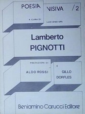 LAMBERTO PIGNOTTI carucci