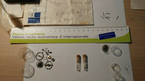Lotto ricambi per orologi - di,