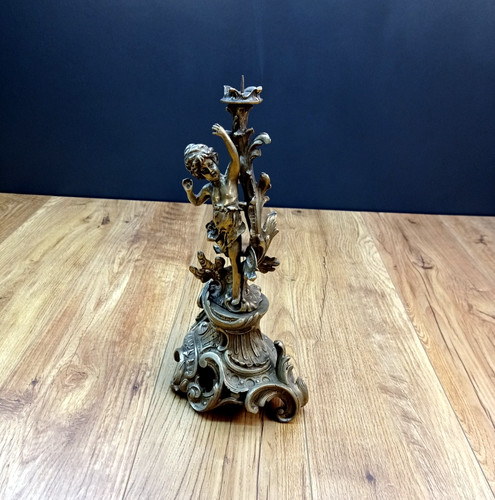 Antica statuina cherubino