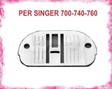 Placca ago per macchina per da cucire Singer 700 740 760 720 764 762 Piastrina