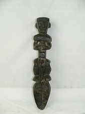 Cucchiaio cerimoniale Africa arte tribale Dan Costa d'Avorio antico.