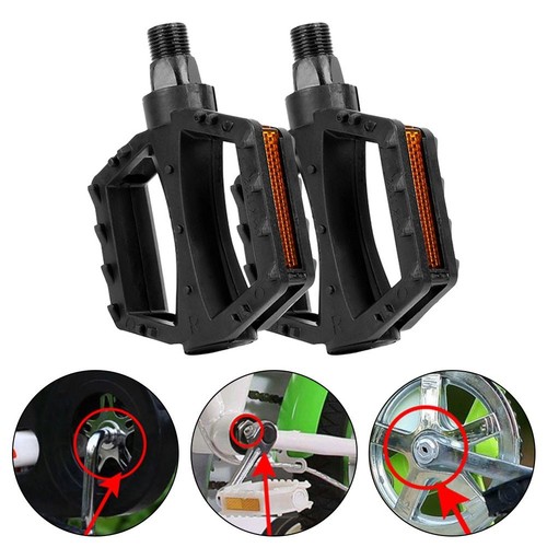 Pedali bici abs leggeri con - pedali,