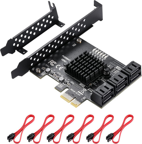 Scheda controller pci a 6 - scheda,