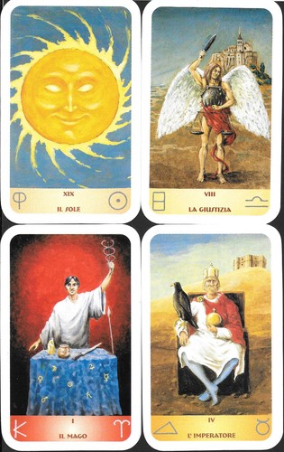 Vintage tarocchi aurei - vintage,