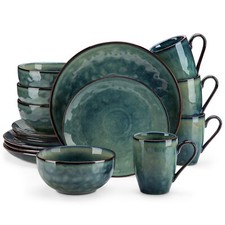 Set piatti verde gres servizio