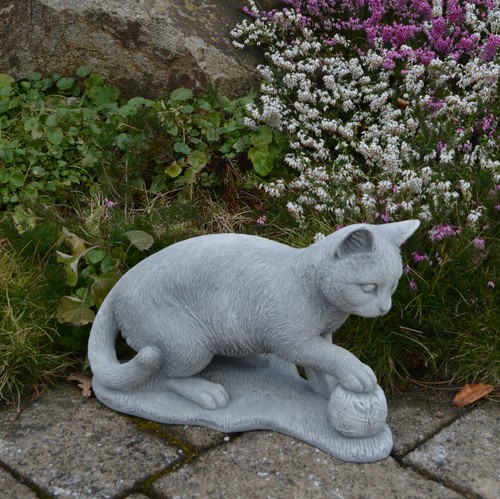 Gatto gattino statua - , in