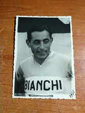 Foto Ciclismo/Cyclisme FAUSTO COPPI/Sq. Bianchi 1955 originale