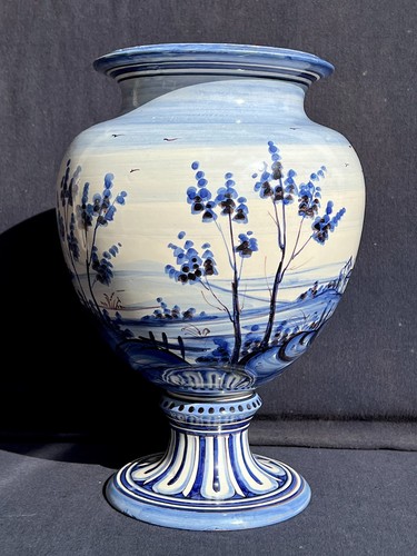 Vaso ceramica stile savona - vaso,