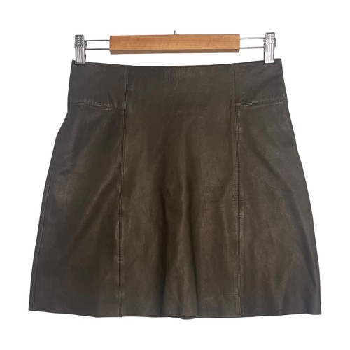 Zara minigonna donna - pelle, di