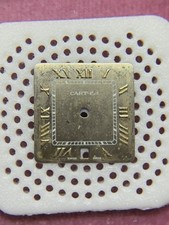 CARTIER SANTOS LADIES GOLD ROMANS NUMERALS DIAL ORIGINAL 14,61mm x 14,61mm