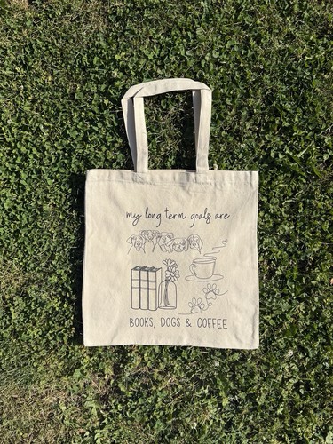 Borsa libri cani caffè - borsa,