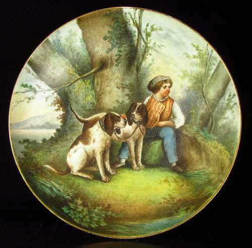 Piatto spaniel british - spaniel, naive