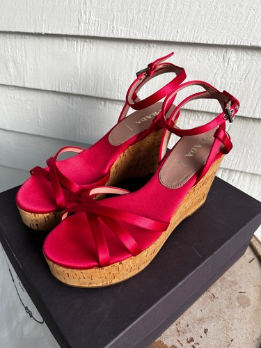 Nuove zeppe prada raso - nuove,