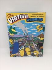 PC THE SIMPSONS VIRTUAL SPRINGFIELD BIG BOX ITALIANO CONDIZIONI FOTO