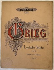 EDVARD GRIEG LYRISCHE STUCKE
